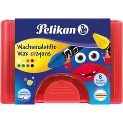 Pelikan Washable Κηρομπογιές Σετ 8τμχ