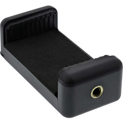 InLine Universal Handyklemme fr Selfiestick Stativ uvm in schwarz (48090H)