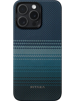 Θήκη Pitaka Fusion Weaving Aramid MagEZ 5 1500D 1.05mm CARBON FIBER για Apple iPhone 15 PRO MAX 6.7 2023 - ΜΠΛΕ Moonrise - KI1501MOM
