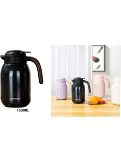 Κανάτα Θερμός 1600ml με Λαβή SDS-23844 Μαύρο