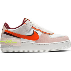 Nike Air Force 1 Shadow Γυναικεία Sneakers Flatforms Λευκά Σομόν CU8591-600