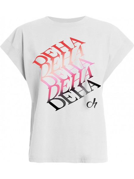 Deha Eco-Wear Graphic T-Shirt B64520-10001 Λεύκο