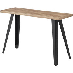 ΚΟΝΣΟΛΑ Fylliana FL1564 SONOMA MDF ΜΕ ΜΑΥΡΑ ΠΟΔΙΑ 120x40x75εκ 627-124-030