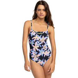 Roxy Ολόσωμο Μαγιό Floral Μαύρο Γαλάζιο Ροζ ERJX103631