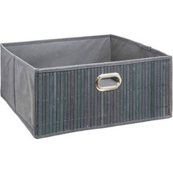 Καλάθι 5five Simply Smart Γκρι 31 x 31 x 13.5 cm Bamboo