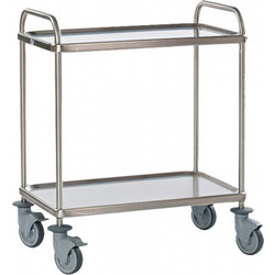 Τρόλεϊ κουζίνας INOX, 2 ράφια, 94x60xΥ96cm, εξαιρετικής ποιότητας, Matfer (1 ΤΕΜ)