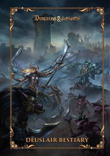 Dungeons & Lasers RPG - The World of Deuslair Bestiary Book (5e Compatible)
