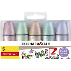 Μαρκαδόρος υπογραμμίσεως mini glitter pastel 5τεμ. Eberhard Faber