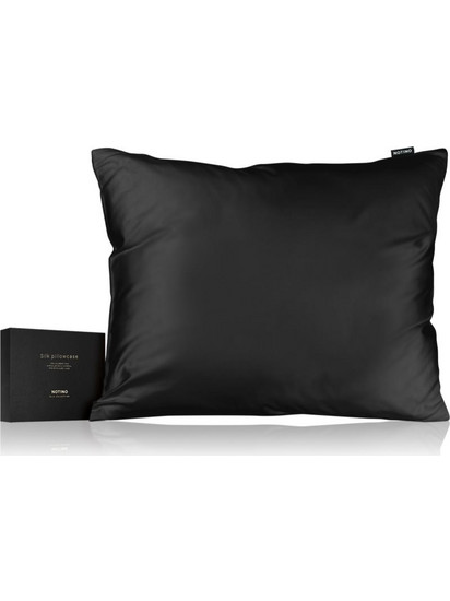 Notino Silk Collection Pillowcase μεταξωτή μαξιλαροθήκη Black 50x60 εκ
