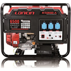 Loncin LC 6500DA Γεννήτρια Βενζίνης Τετράχρονη Μονοφασική με Μίζα 5.5KVA