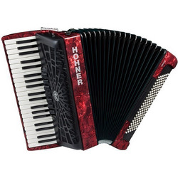 HOHNER Bravo III 120 Silent Key Ακορντεόν Κόκκινο