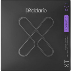 D'Addario XT Σετ 6 Χορδές Ακουστικής Κιθάρας 80/20 Bronze 11-52" Custom Light Tension