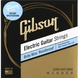 Gibson SEG-BWR9 Σετ 6 Χορδές Ηλεκτρικής Κιθάρας Nickel Plated Steel 9-42" Extra Light Tension