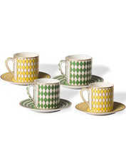 Φλυτζάνια Espresso Chess Pols Potten Σετ 4 Tεμάχια (6 cm)