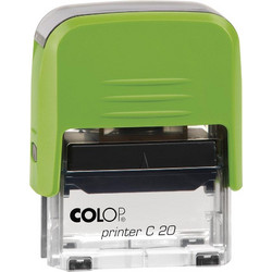 COLOP C20 με τα στοιχεία σας (1 - 3 σειρές ) (38x14mm) ΠΡΑΣΙΝΗ (201407)