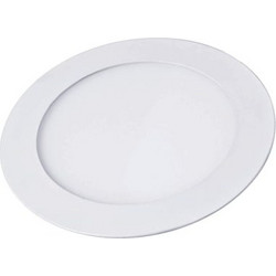 POWERTECH LED panel PT-1270 χωνευτό, 18W, Φ22cm, 4000K, 1440lm, λευκό