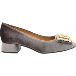 S.Piero Γόβες Velvet Γκρι E74-018