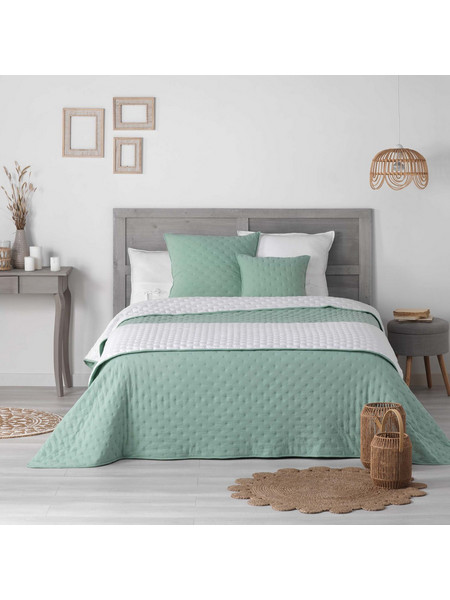 ΚΟΥΒΕΡΛΙ ΥΠΕΡΔΙΠΛΟ MELLOW CHIC 220x240εκ. MINT