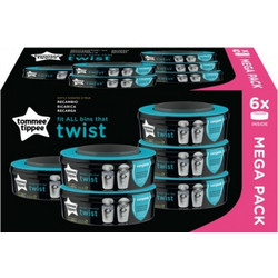 TOMMEE TIPPEE TWIST & CLICK ΑΝΤΑΛΛΑΚΤΙΚΕΣ ΣΑΚΟΥΛΕΣ 6ΤΜΧ