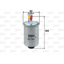 Valeo Φίλτρο Καυσίμου - 587503