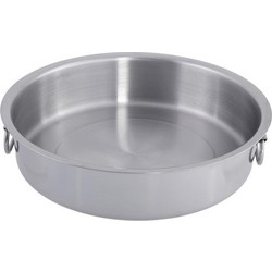 Isfa Metal ISF01104032 Στρογγυλό Ταψί Φούρνου Ανοξείδωτο 32cm