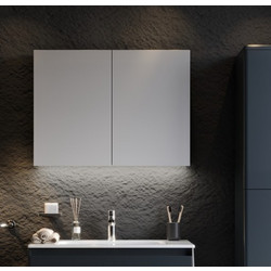 Καθρέφτης BELLA 80cm χρ. ANTHRACITE MAT κωδ. 3MBEL080ANM