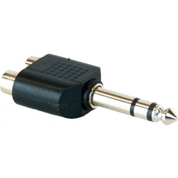 MASTER AUDIO HY1751 Αντάπτορας 2xRCA-JACK6.3mm