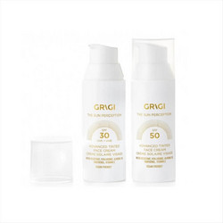 Grigi The Sun Perception Αντηλιακή Κρέμα Προσώπου με Χρώμα SPF30 & Spf50 2x50ml