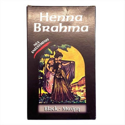 Henna Brahma Powder Μαύρη Φυτική Χένα Μαλλιών 75gr