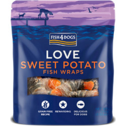 Fish4dogs Love Sweet Potato Fish Wraps 100gr