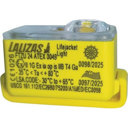 LALIZAS Φανός Σωσιβίου LED Safelite IV ON-OFF ενεργ. στο νερό,USCG-SOLAS/MED-MER-ATEX-IECEx (72353)