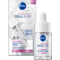Nivea Cellular Expert Filler Seum Αντιγηραντικό Ενυδατικό Serum Προσώπου με Υαλουρονικό 30ml