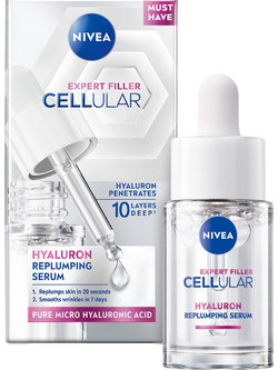 Nivea Cellular Expert Filler Seum Αντιγηραντικό Ενυδατικό Serum Προσώπου με Υαλουρονικό 30ml