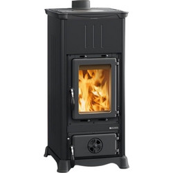 La Nordica Emiliana Steel Black Μαντεμένια Ξυλόσομπα 6.5kW