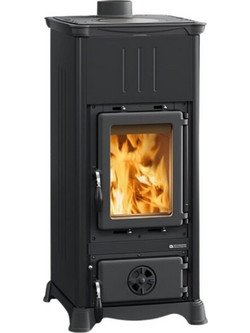 La Nordica Emiliana Steel Black Μαντεμένια Ξυλόσομπα 6.5kW
