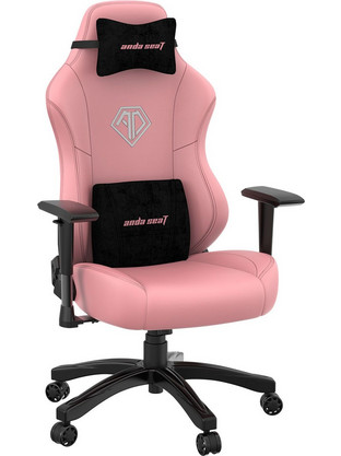 Anda Seat Phantom 3 Large Καρέκλα Gaming Δερματίνης με Ρυθμιζόμενα Μπράτσα Ροζ