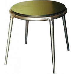 TS-300 - Μεταλλικό Σκαμπό με έδρα μέταλλο 42x42x45cm