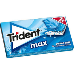 Trident Max Peppermint Τσίχλες 27gr Τεμάχιο