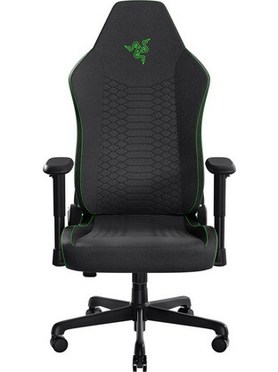 Razer Iskur V2 Καρέκλα Gaming Υφασμάτινη με Ρυθμιζόμενα Μπράτσα Μαύρη Πράσινη RZ38-05310100-R3G1