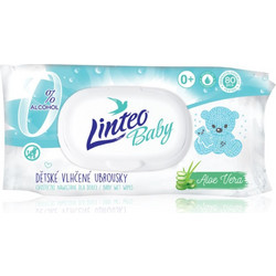 Linteo Baby Pure & Fresh παιδικά απαλά υγρομάντηλα με αλόη βέρα 80 τμχ