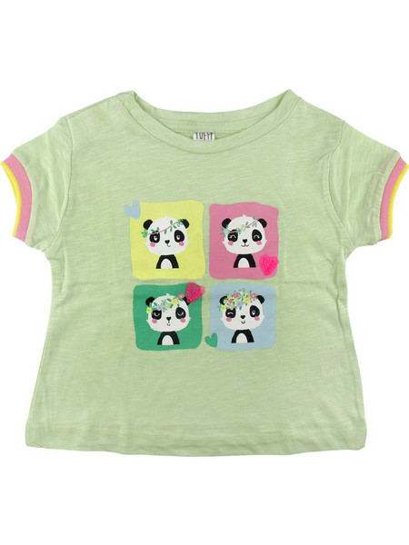 Tuffy παιδική κοντομάνικη μπλούζα Green Panda