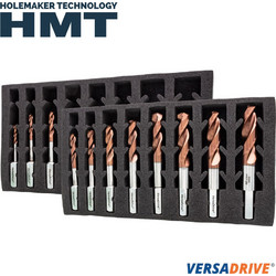 4-14mm Τρυπάνια με επικάλυψη ULTRA για Hardox(R) Σετ 11τεμ VersaDrive ΗΜΤ 209020-SET2