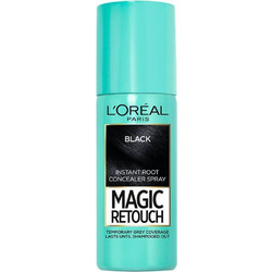 L'Oreal Paris Magic Retouch Hair Concealer Black Spray Βαφής Μαλλιών 75ml