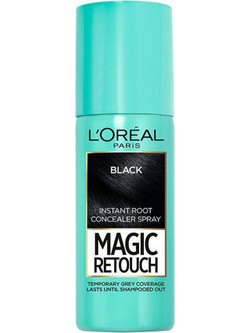 L'Oreal Paris Magic Retouch Hair Concealer Black Spray Βαφής Μαλλιών 75ml