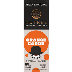 Nutree Handmade Raw Bar Orange Carob 60gr
