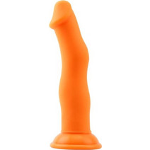 Chisa Novelties Jolly D Dildo με Βεντούζα 22cm Πορτοκαλί