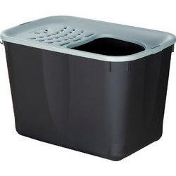 MP Bergamo Micia Τουαλέτα Γάτας Κλειστή Μαύρη Μ58xΠ38xΥ39cm