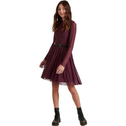 Funky Buddha Mini Φόρεμα για Γάμο / Βάπτιση Μπορντό FBL010-118-13