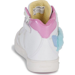 Geox Skylin Παιδικά Sneakers Μποτάκια με Φωτάκια Λευκά J368WC054ASC0653