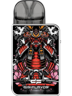 GeekVape Digi U Samurai Silver Ηλεκτρονικό Τσιγάρο Pod Kit 2ml με Ενσωματωμένη Μπαταρία